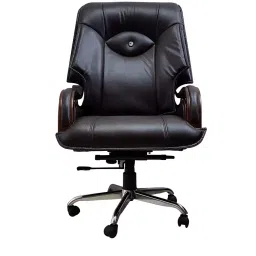 Divano Modular Big Boss Leatherette Black High Back Recliner Office Chair DM 109 image 2