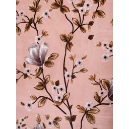 Romee Pink Microfibre Floral Bed Sheets image 5