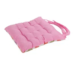 Romee White Polyester Printed Chair Pads image 5