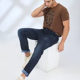 Spykar Blue Regular Fit Jeans image 5
