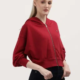 CALVIN KLEIN Red Cotton Sweatshirt image 5