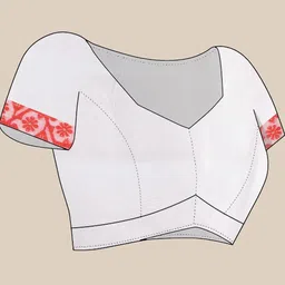 TANTLOOM Woven Design Zari Jamdani Saree image 3