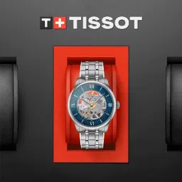 TISSOT T1398361104800 T-Classic Chemin Des Tourelles Squelette Automatic Unisex Watch image 5