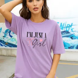 Moda Rapido Women Typography Printed T-shirt image 2