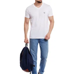 mack jonney VIMAL JONNEY Men Pack of 2 V-Neck T-shirts image 4