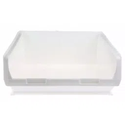 RS PRO PP Storage Bin, 180mm x 419mm, White Model No 3151189 (Bag of 5 Piece) image 5