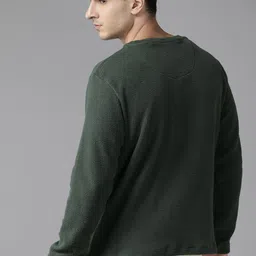 The Roadster Lifestyle Co. Men Mock Collar Sweatshirt image 2