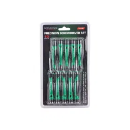 Rock Force Precision Screwdrivers Set Steel SL 2, 2.5 & 3:, PH 000, 00 & 0:, T6, T8, T9 & T10 Slotted SL, PH, T Straight Handle, RF-7010P (Set of 10 Pcs)-image-86