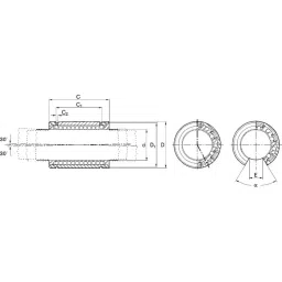 Bosch Rexroth Bearing with 32 mm Outside Diameter, R067022040 image 4