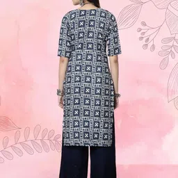 Ethnic basket Women Pack Of 2 Multicoloured Crepe Kurtas image 3