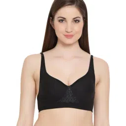 Clovia Black Non-Wired Non-Padded T-Shirt Bra-picture-36