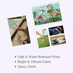 LC Photo Paper 180 GSM 50 Sheets White Glossy A4 Size for Color Photo Printing image 3