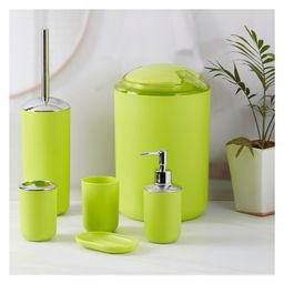 Kookee Acrylic Bath Set with Soap Dispenser -  Set of 6-picture-23