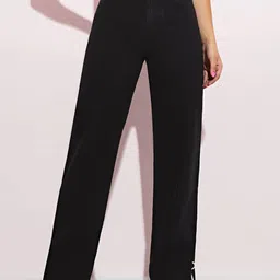 Stylecast X Kotty Women Straight Fit High-Rise Jeans-image-7