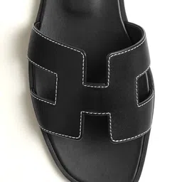 ADIVER Women Open Toe Flats with Bows image 2