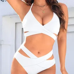 Fookre Halter-Neck Swim Bikini Set image 3