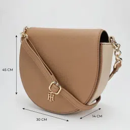 TOMMY HILFIGER Fawn & Basket Brown Cross Body Bag image 4