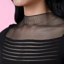 showoffff SHOWOFF Black Regular Fit Top image 5