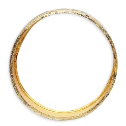 OOMPH Green Ethnic Kada-Meenakari Floral Design Bangle Set Pack of 2 image 5