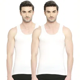 VIP Men Pack Of 2 Solid Innerwear Vests-picture-17
