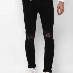 Forever 21 Black Mid Waist Skinny Fit Regular Length Jeans-image-92