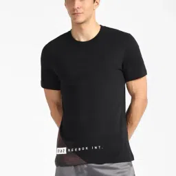 Reebok Black Round Neck T-Shirt-image-50