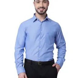 Cantabil Blue Regular Fit Shirt-picture-26