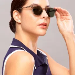 Resist Eyewear Brown Wayfarer uv protected Unisex Sunglasses image 5