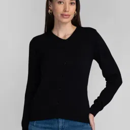 Globus Black Regular Fit Sweater-image-58