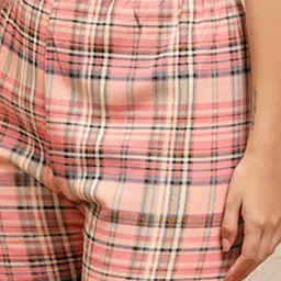 NEUDIS Pink Check Lounge Pants image 5