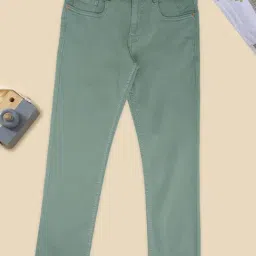 Pantaloons Junior Boys Elm Green Jeans-picture-20