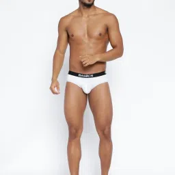 BASIICS by La Intimo Multi-Color Blended Relaxed Fit Solid Briefs (Pack Of 2) image 5