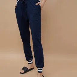 Ginger by Lifestyle Blue Cotton Striped T-Shirt Joggers Set image 5