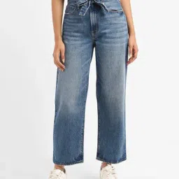 Levi's Blue Relaxed Fit High Rise Jeans-picture-16