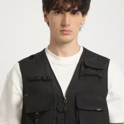 The Bear House Black Regular Fit Jacket image 5