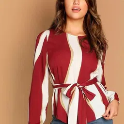 Stylecast X Slyck Striped Top-image-60