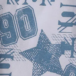 Fame Forever by Lifestyle Boys White Cotton All Over Print Shorts image 5