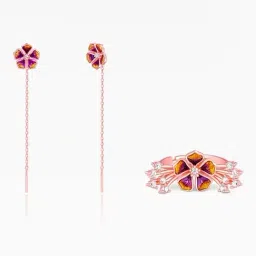 GIVA 925 Sterling Silver Rose Gold Set for Women-picture-17