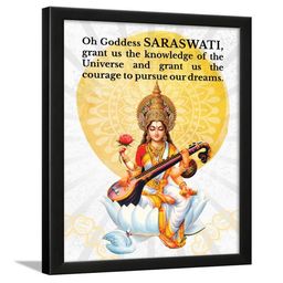 Chaka Chaundh Multicoloured 1 Piece Wood Religious Wall Photographs-picture-37