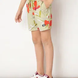 Jack & Jones Junior Light Green Floral Print Shorts image 3