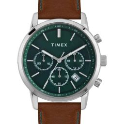 Timex Green Round Dial Analog Chronograph Mens Watch - TWEG294SMU02-picture-5