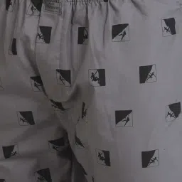 Woodland Dark Grey Printed Pyjamas image 4