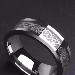 Lila Dragon Thumb Finger Ring image 4