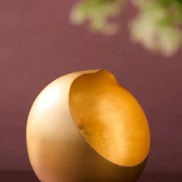 Fabindia Home Gold Metal Antiqued Svarna T-Lite Holder-picture-14