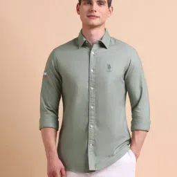 U.S. Polo Assn. green Logo Shirt-picture-34