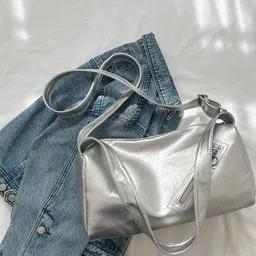 CORSICA Women Silver PU Handbags-image-53