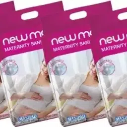 Newmom Maximum Size Disposable Sanitary Pad Pack of 20 Pcs image 2