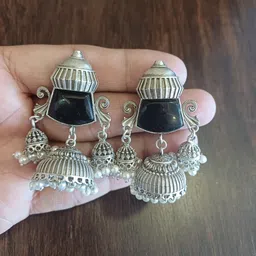 Jeweltos Contemporary Jhumkas Earrings-picture-10