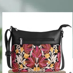 EVEDA Women Floral Printed Structured Sling Bag-picture-24