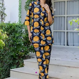 ME & MY Printed Shirt Collar Neck Shirt & Trousers Co-Ords-picture-44